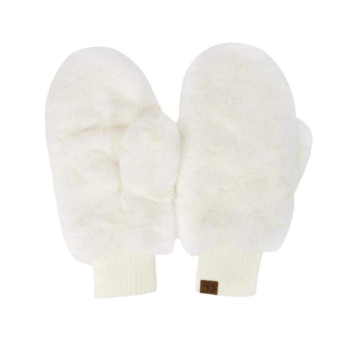 CC Faux Fur Touchscreen Accessible Mittens - Truly Contagious