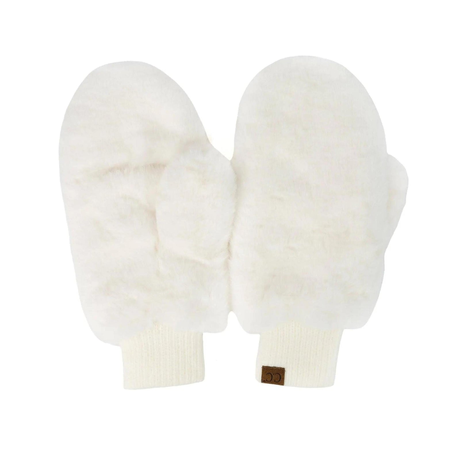 CC Faux Fur Touchscreen Accessible Mittens - Truly Contagious
