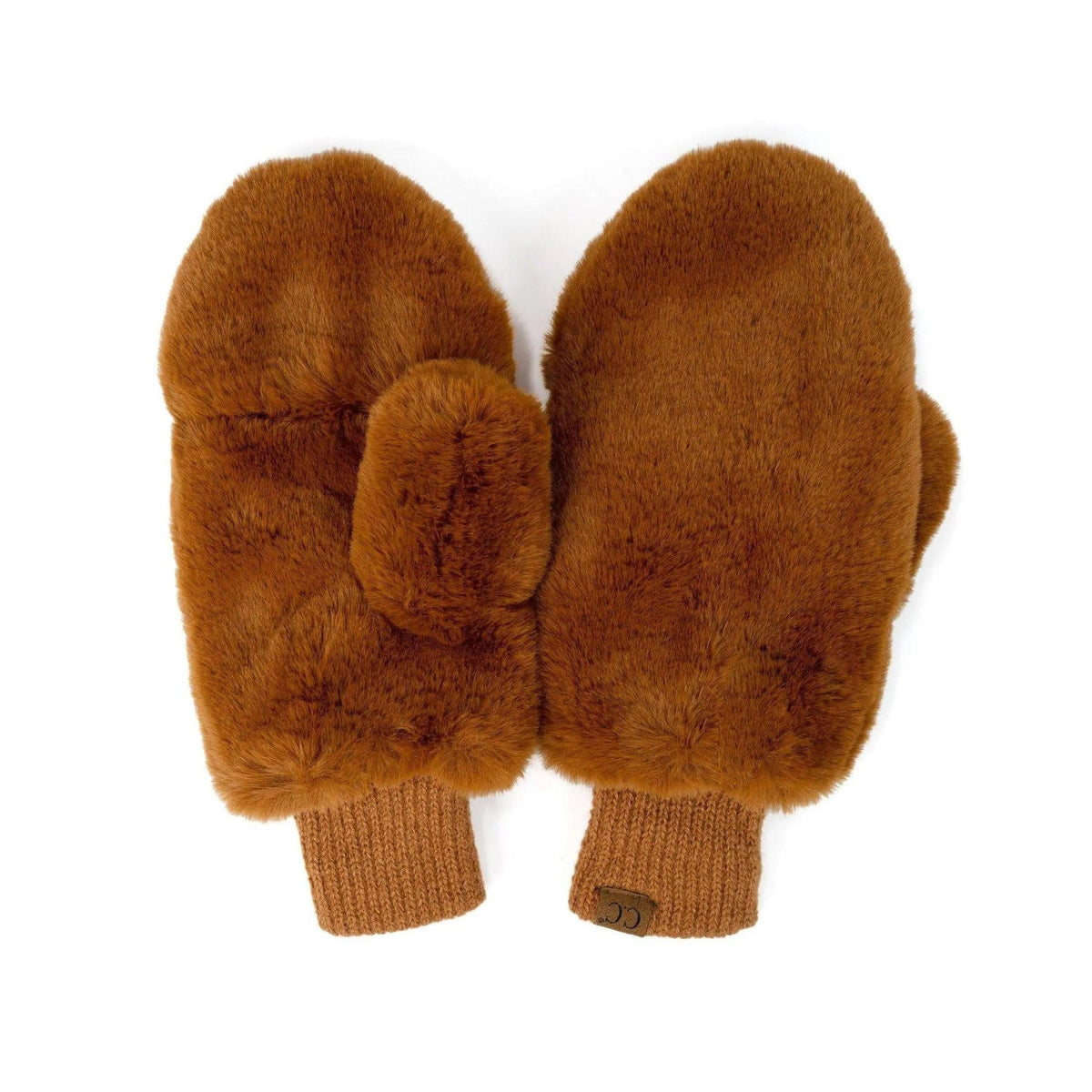 CC Faux Fur Touchscreen Accessible Mittens - Truly Contagious
