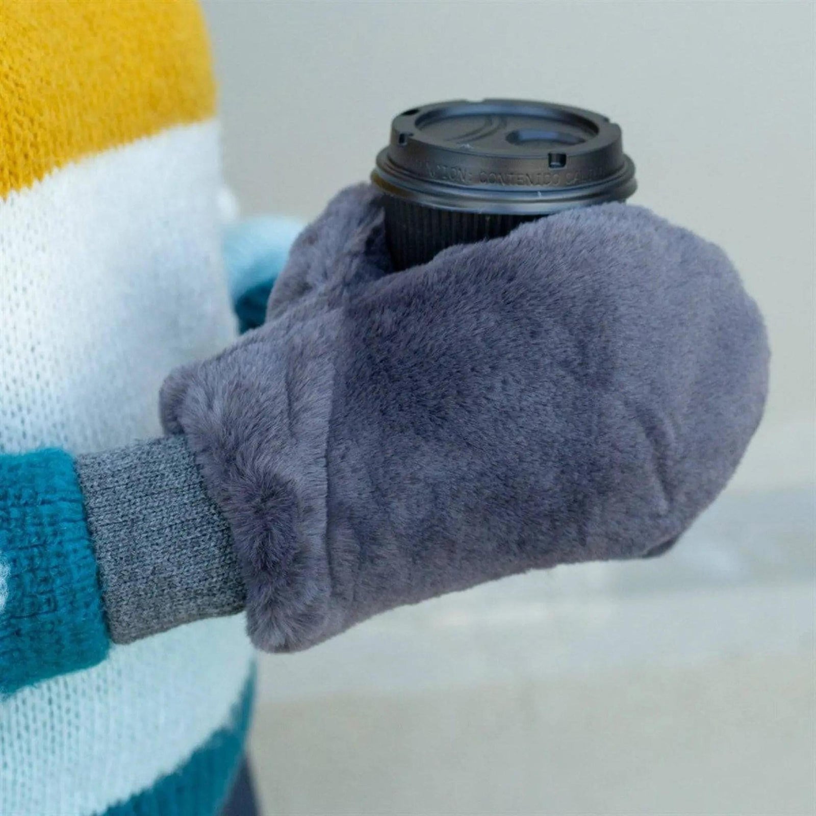 CC Faux Fur Touchscreen Accessible Mittens - Truly Contagious
