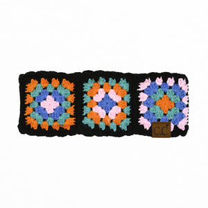 CC Handmade Colorful Crochet Pattern Head Wrap - Truly Contagious