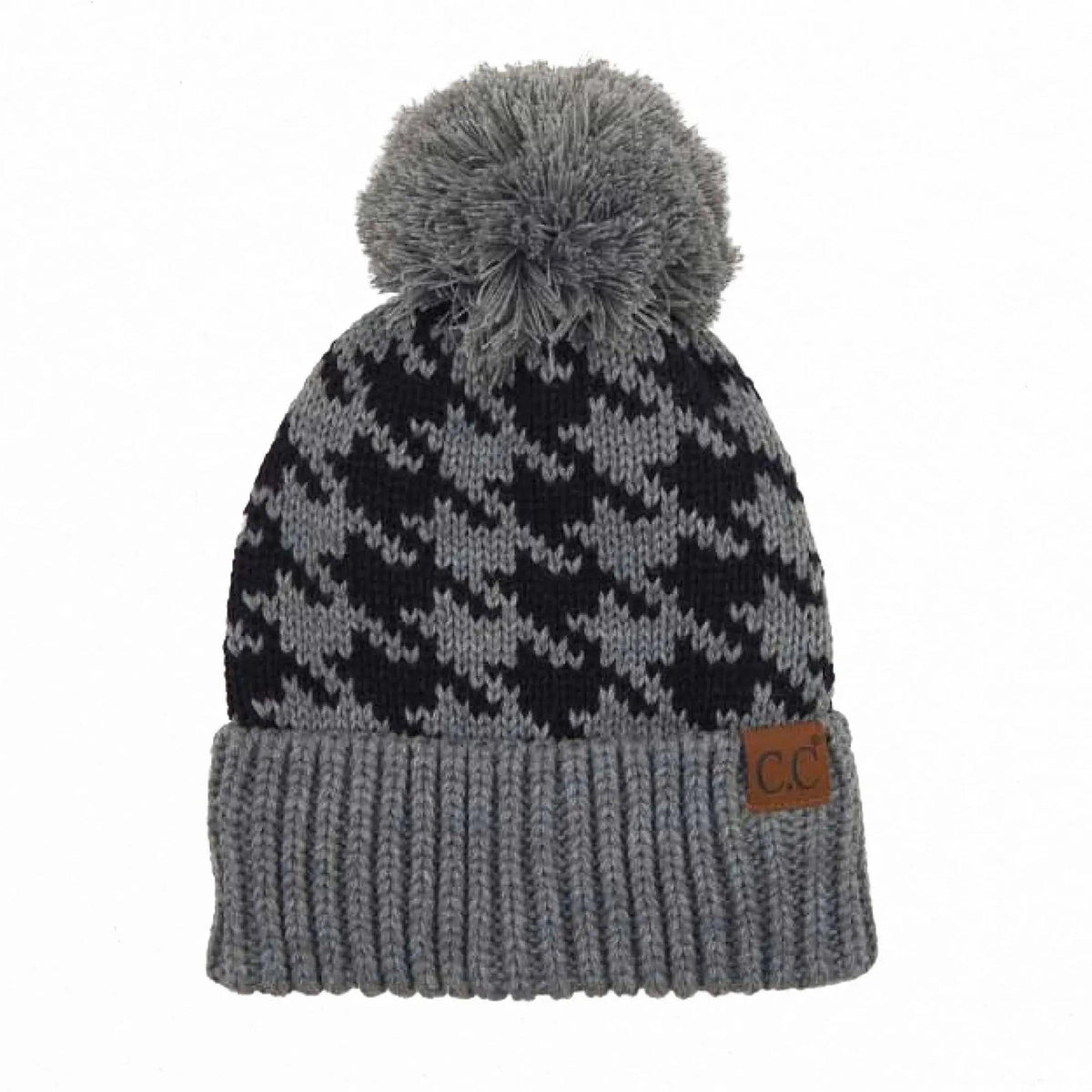 CC Houndstooth Beanie - Truly Contagious