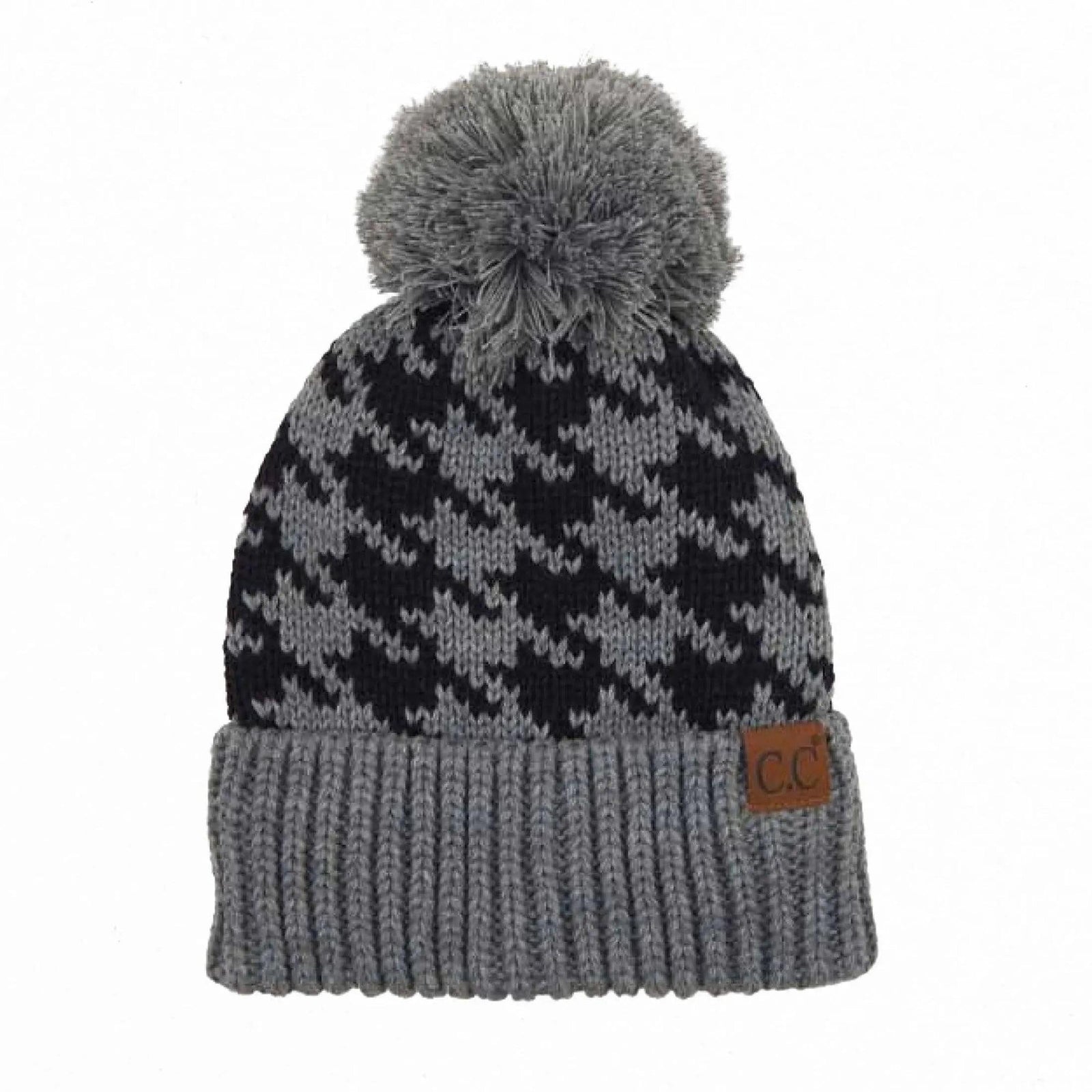 CC Houndstooth Beanie - Truly Contagious