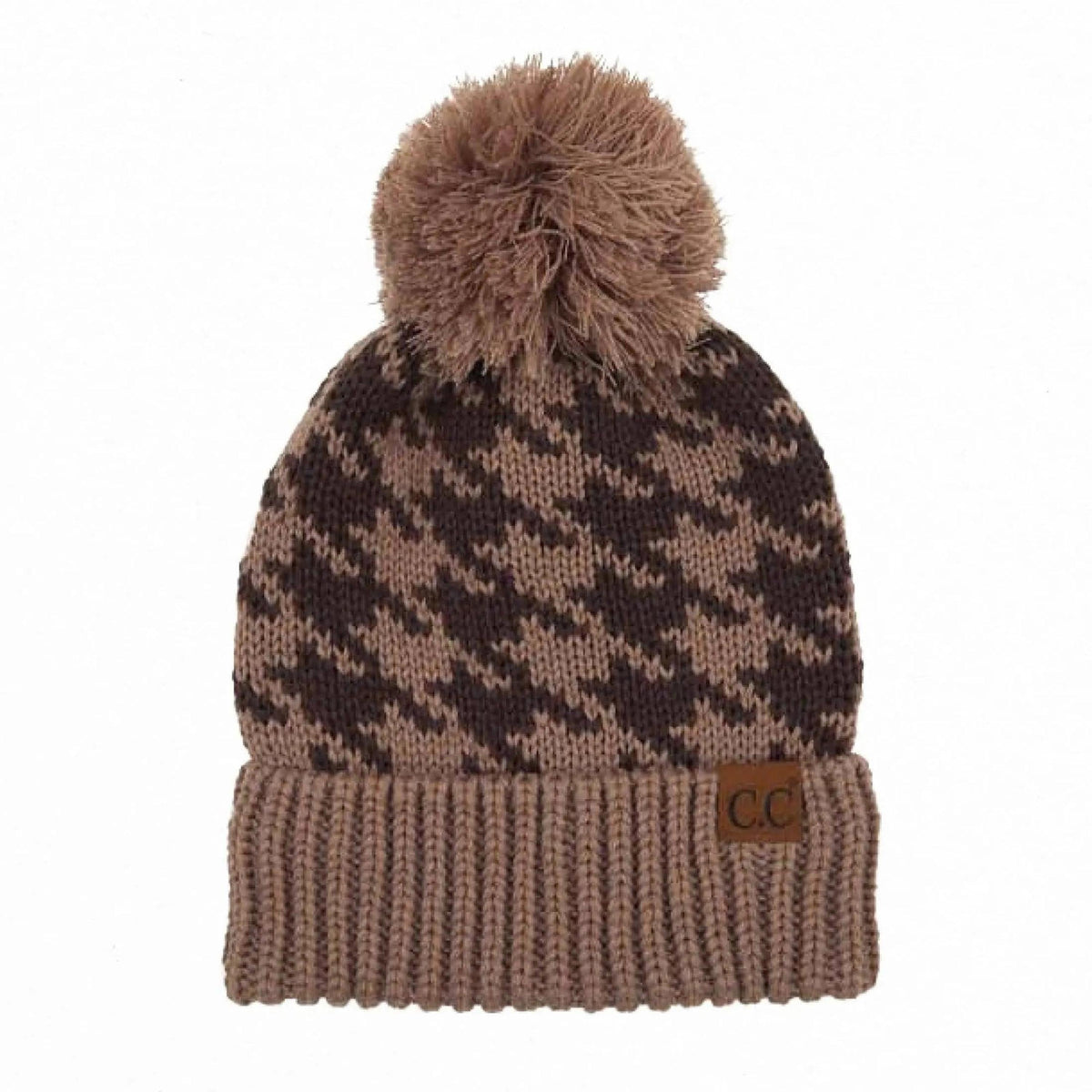 CC Houndstooth Beanie - Truly Contagious