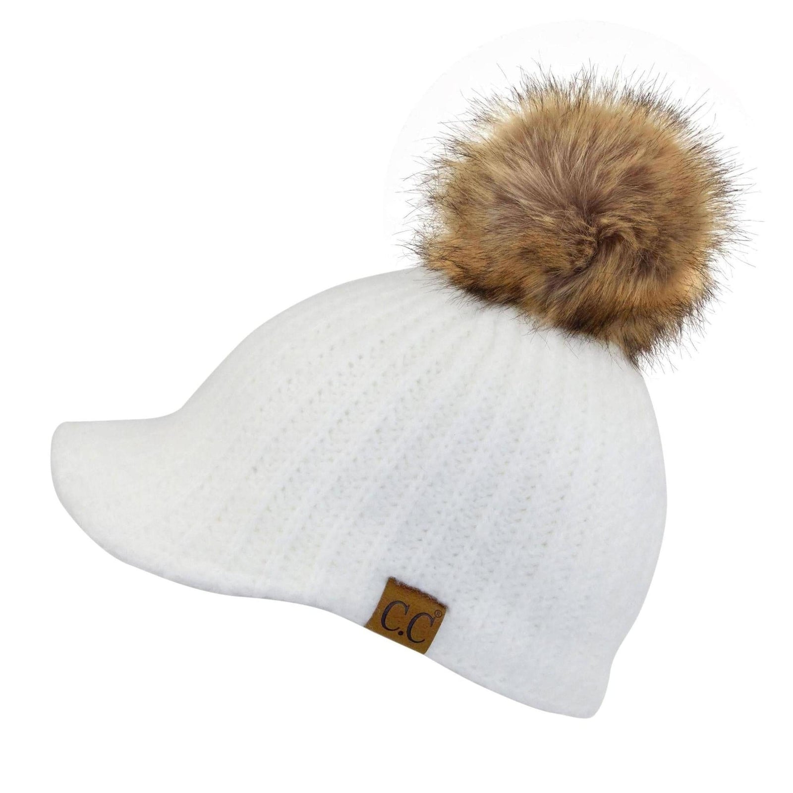 CC Kid and Adult Sizes Winter Knitted Ball Cap Beanie - Truly Contagious