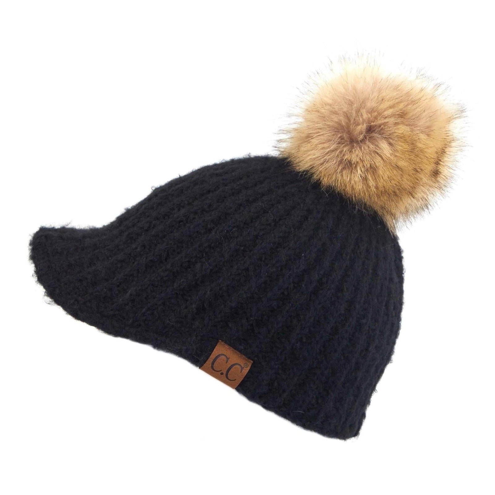 CC Kid and Adult Sizes Winter Knitted Ball Cap Beanie - Truly Contagious