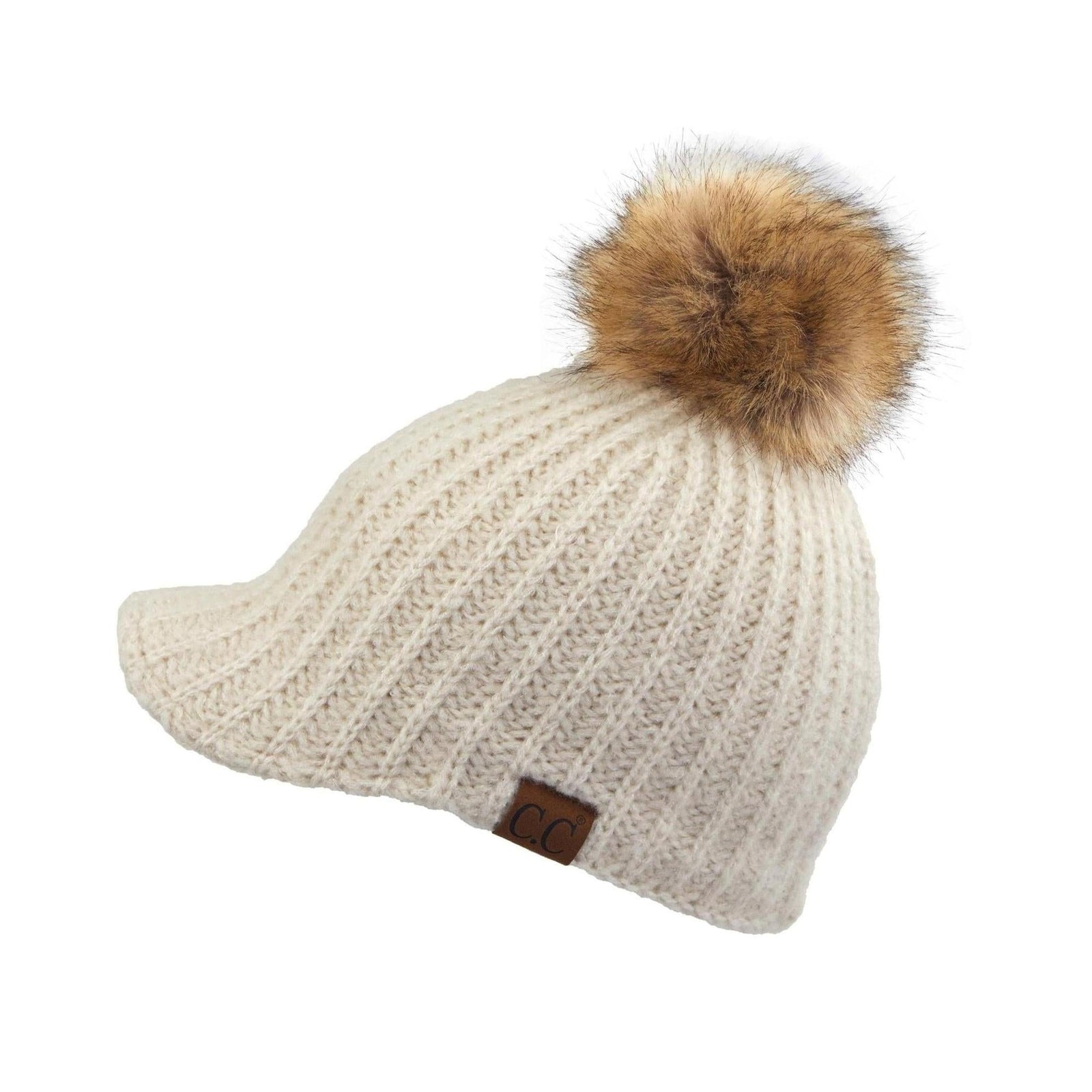 CC Kid and Adult Sizes Winter Knitted Ball Cap Beanie - Truly Contagious