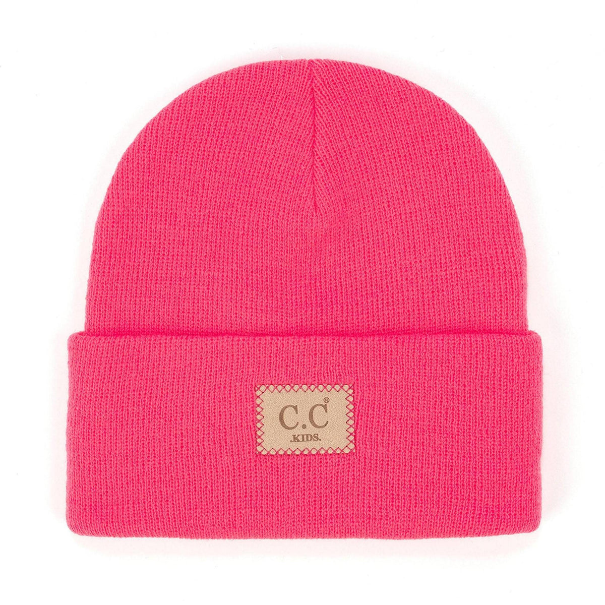CC Kids Classic Unisex Ribbed Beanies Hats - Truly Contagious