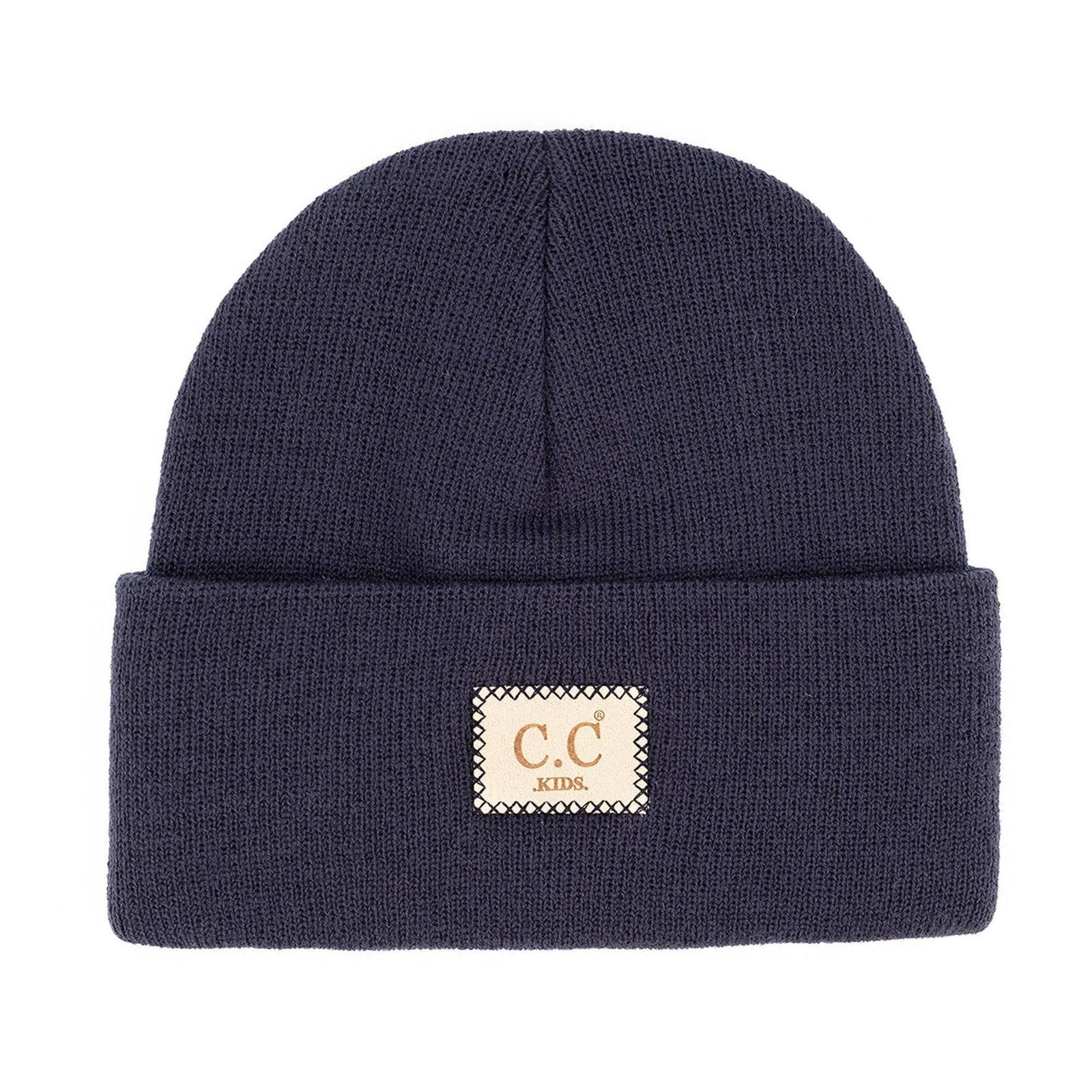 CC Kids Classic Unisex Ribbed Beanies Hats - Truly Contagious