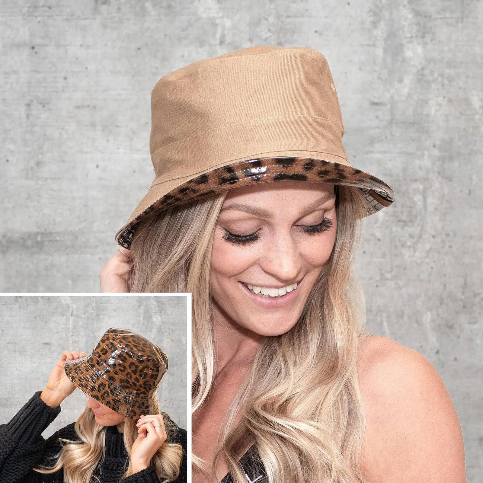 CC Leopard Bucket Hat, Reversible - Truly Contagious
