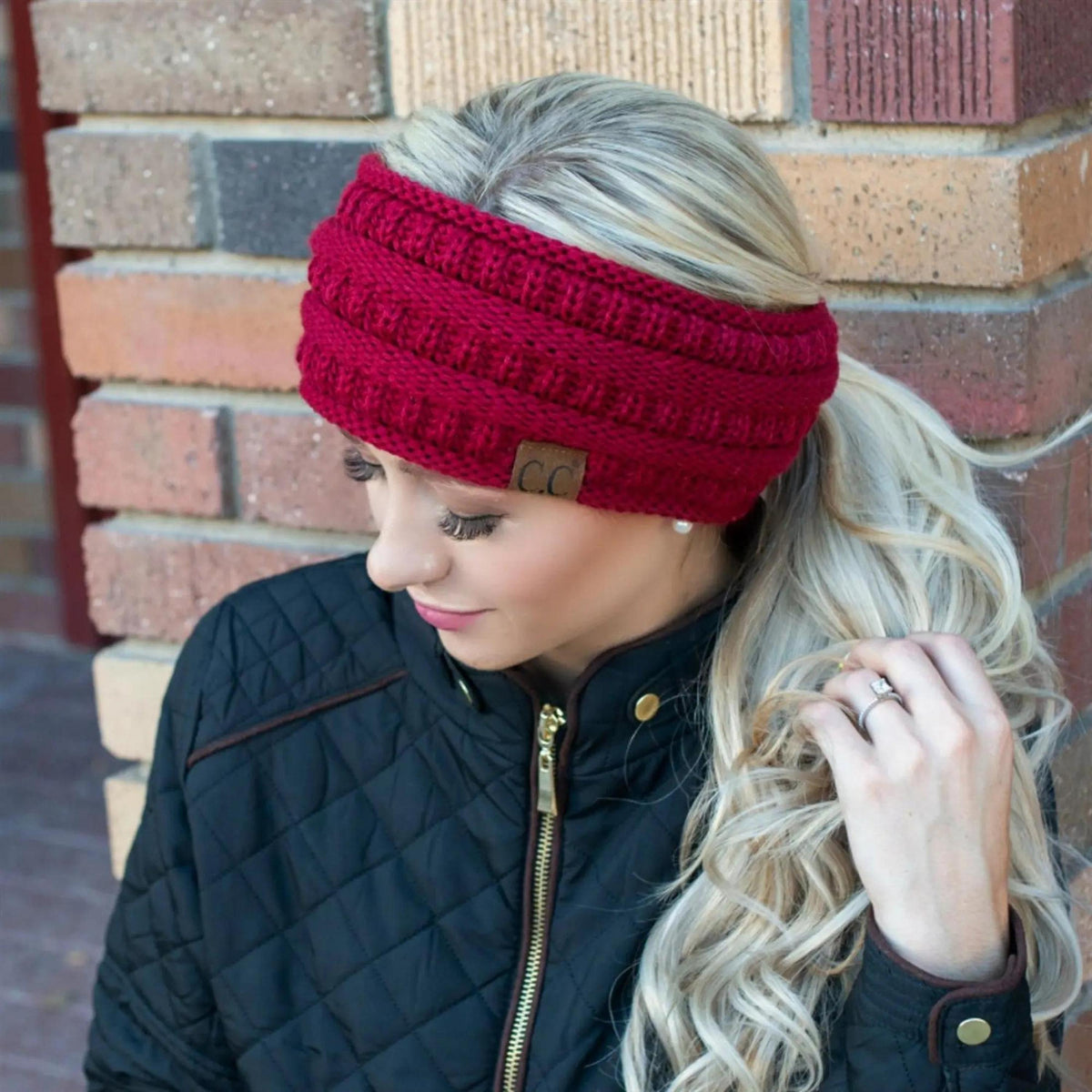 CC Lined Pony Head Band | Adult and Kid Sizes - Truly Contagious