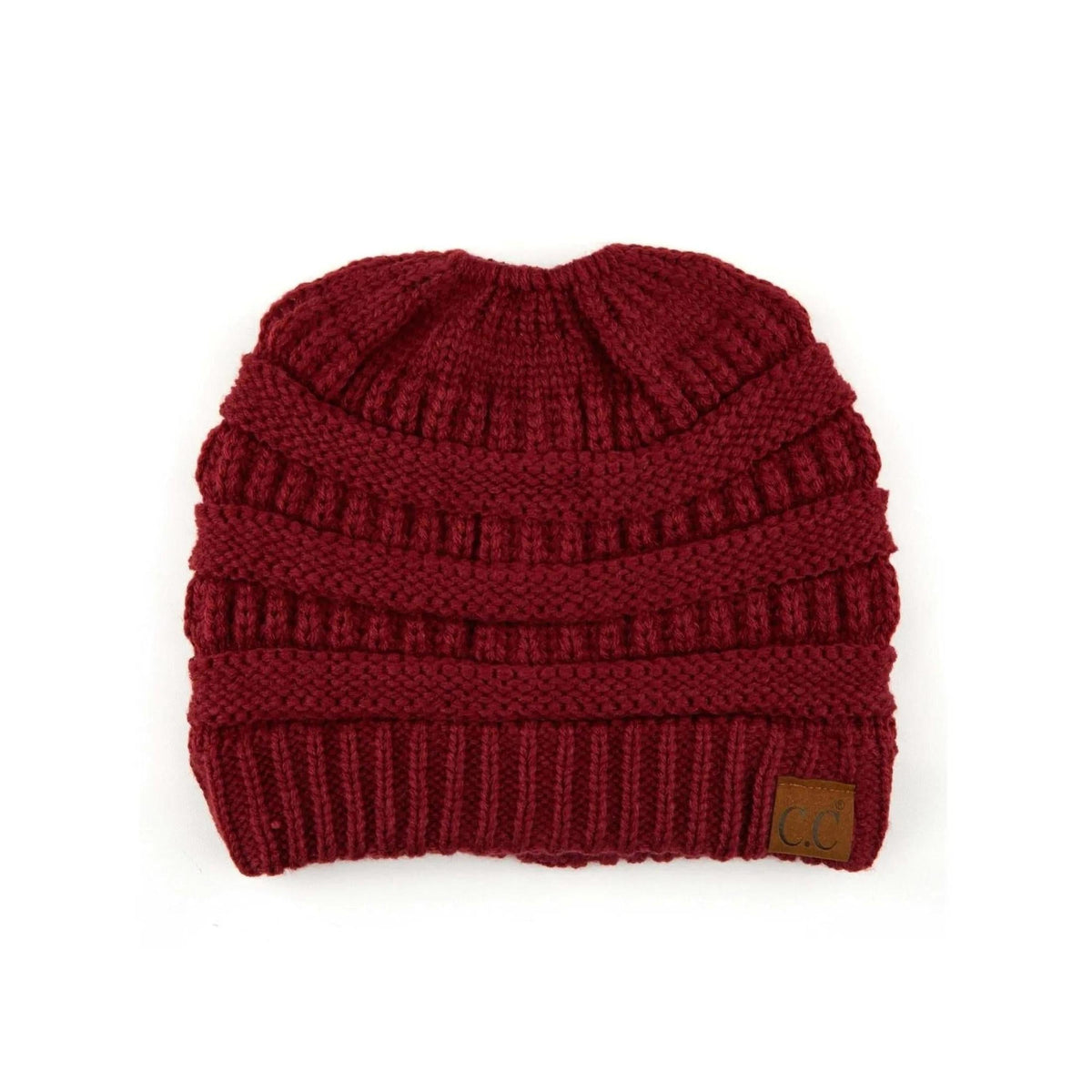 CC Messy Bun Adults and Kids Ponytail Beanies Hats - Truly Contagious