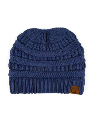 CC Messy Bun Adults and Kids Ponytail Beanies Hats - Truly Contagious
