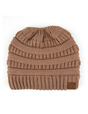 CC Messy Bun Adults and Kids Ponytail Beanies Hats - Truly Contagious