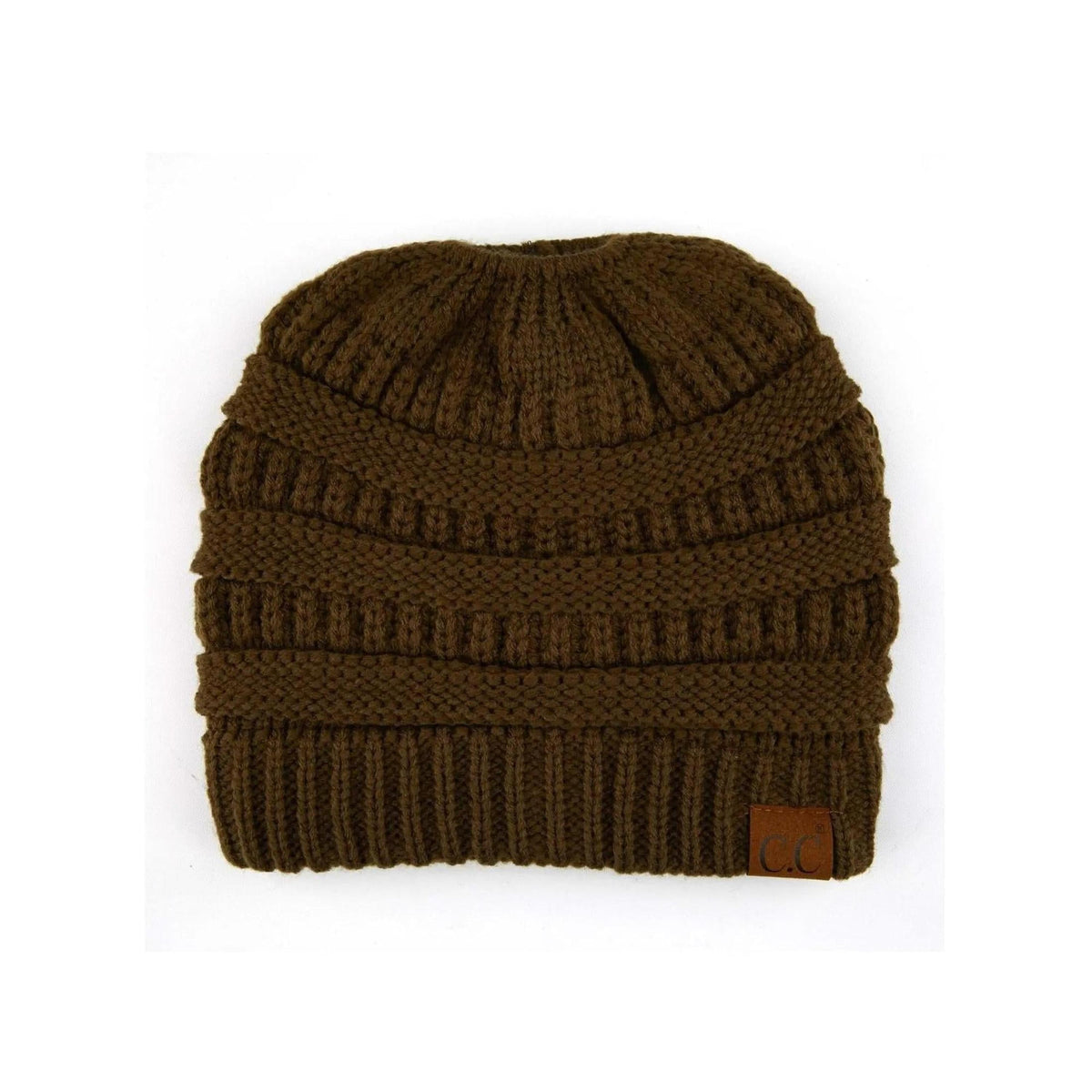 CC Messy Bun Adults and Kids Ponytail Beanies Hats - Truly Contagious