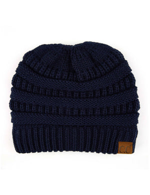 CC Messy Bun Adults and Kids Ponytail Beanies Hats - Truly Contagious