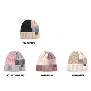 CC Multi - Color Blocking Beanie - Truly Contagious