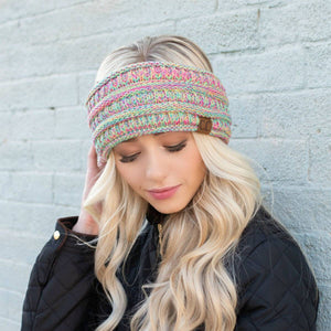CC Multi - Color Lined Head Wrap - Truly Contagious