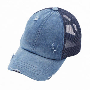 CC Multi - Level Criss Cross Kids and Adult Women's Baseball Ponytail Cap Hat - Truly Contagious