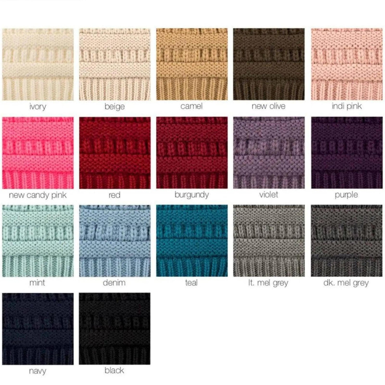 CC Popular Lined Cable Knit Skully Beanies Hats - Truly Contagious