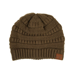 CC Popular Lined Cable Knit Skully Beanies Hats - Truly Contagious