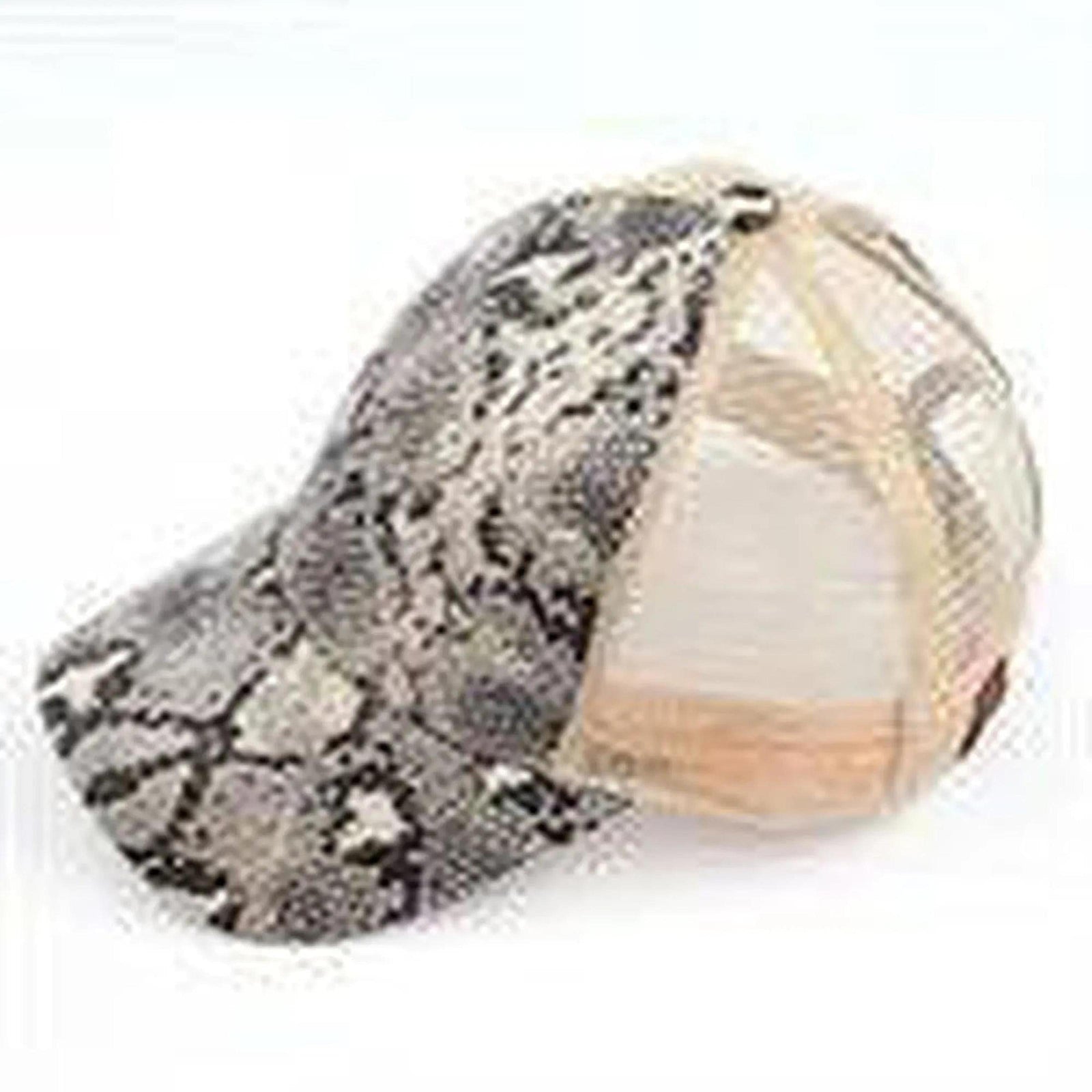 CC Popular Pattern Messy Bun Pony Cap Women, Teens and Kids Trucker Hats - Truly Contagious