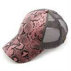 CC Popular Pattern Messy Bun Pony Cap Women, Teens and Kids Trucker Hats - Truly Contagious