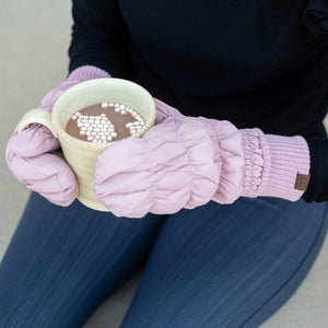 CC Quilted Mittens - Truly Contagious
