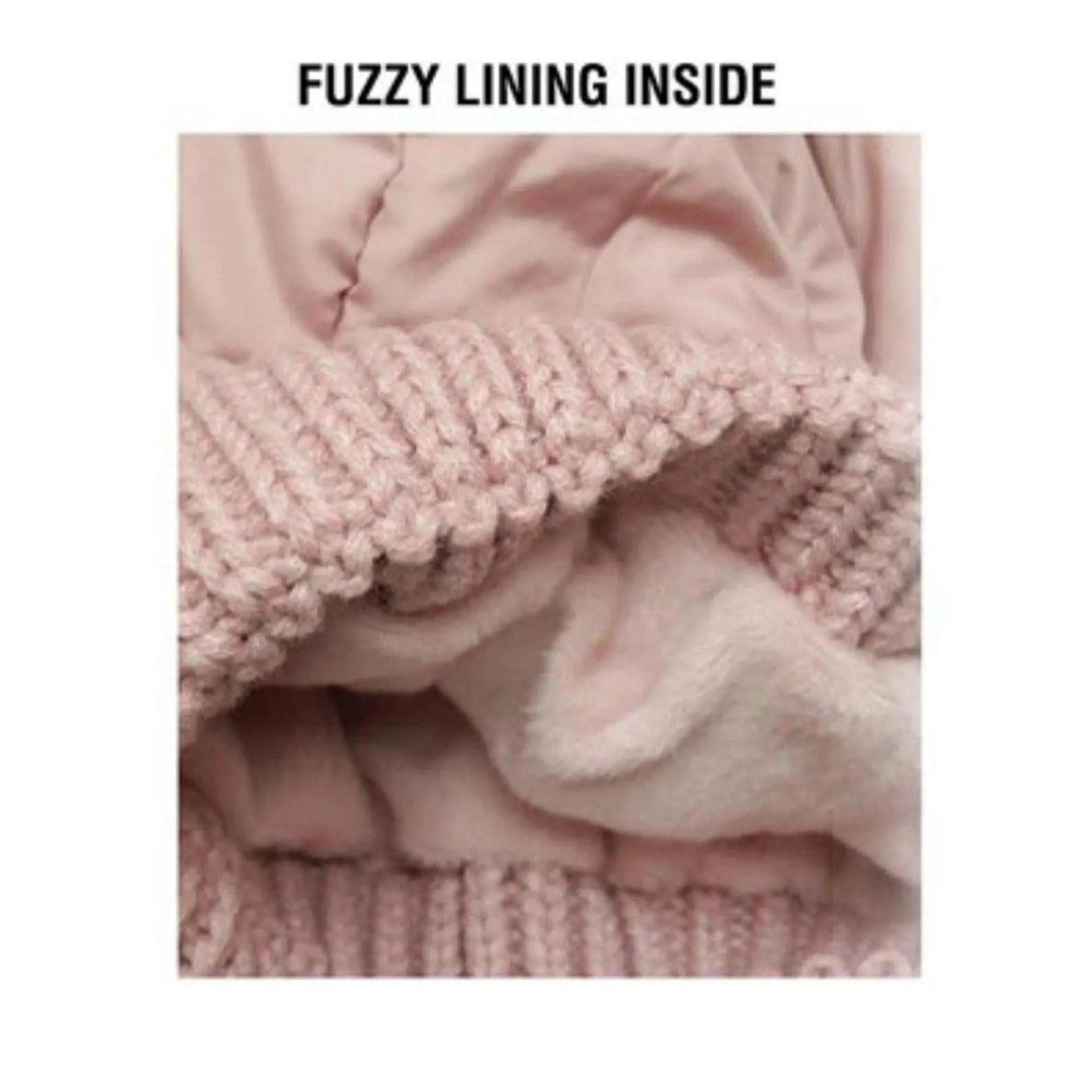 CC Quilted Puffer with Detachable Pom Beanies Hats - Truly Contagious