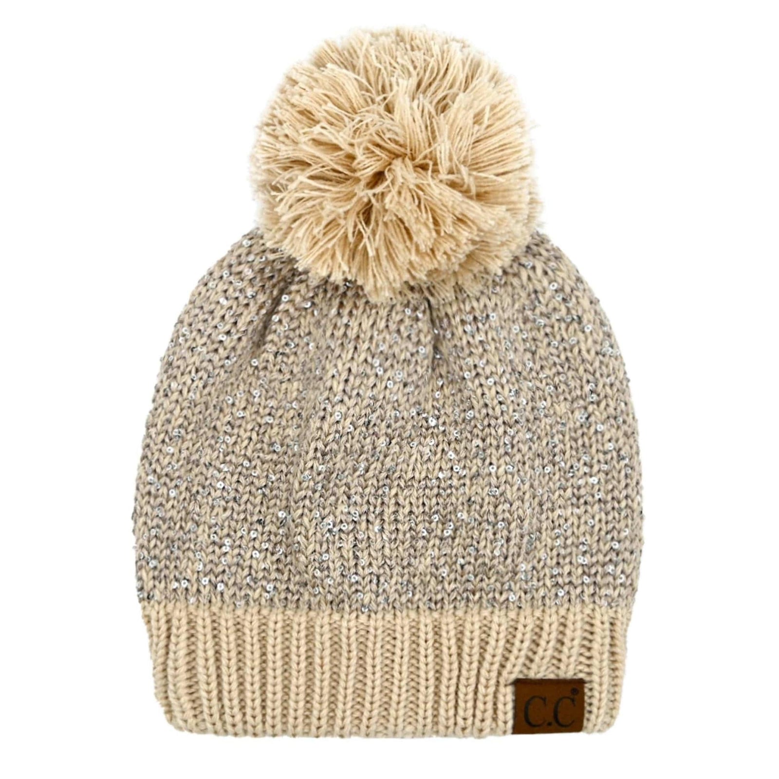CC Sequin Pom Beanie - Truly Contagious