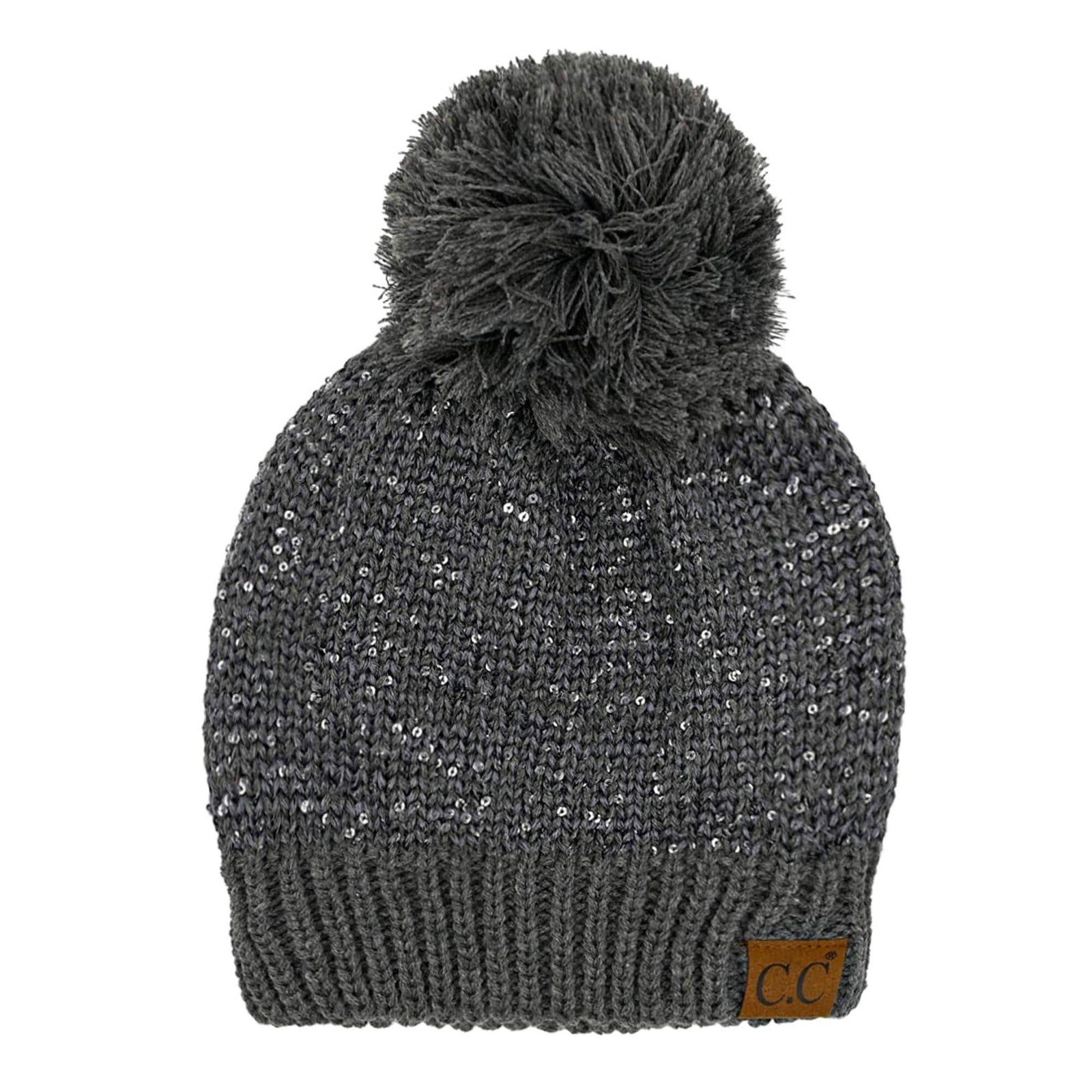 CC Sequin Pom Beanie - Truly Contagious