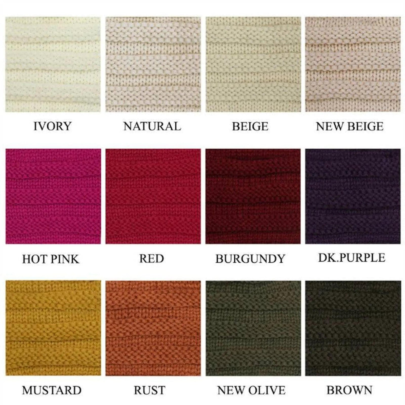 CC Slouchy Yarn Pom Beanie - Truly Contagious