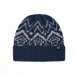 CC South Western Print Beanie Cap - Truly Contagious