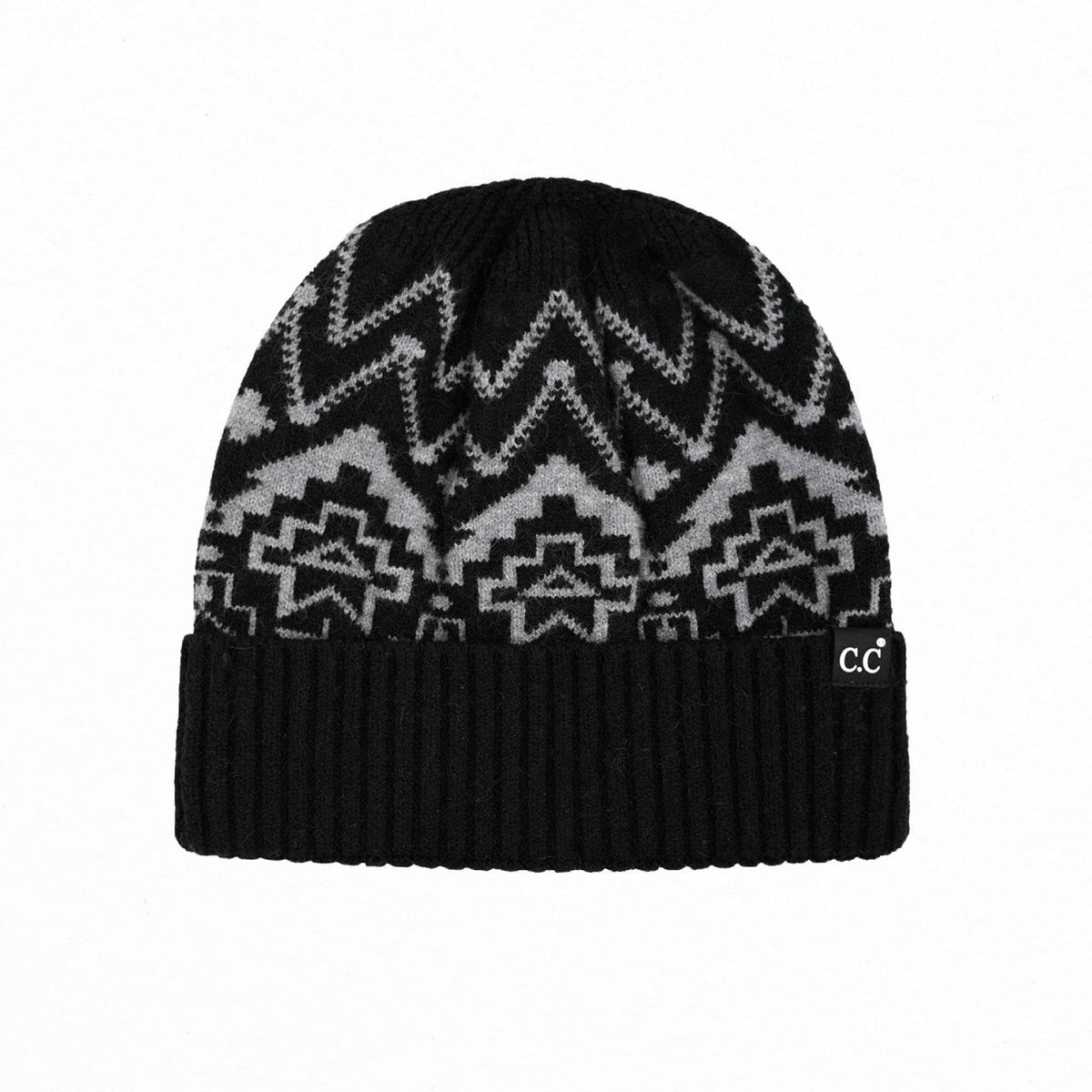 CC South Western Print Beanie Cap - Truly Contagious