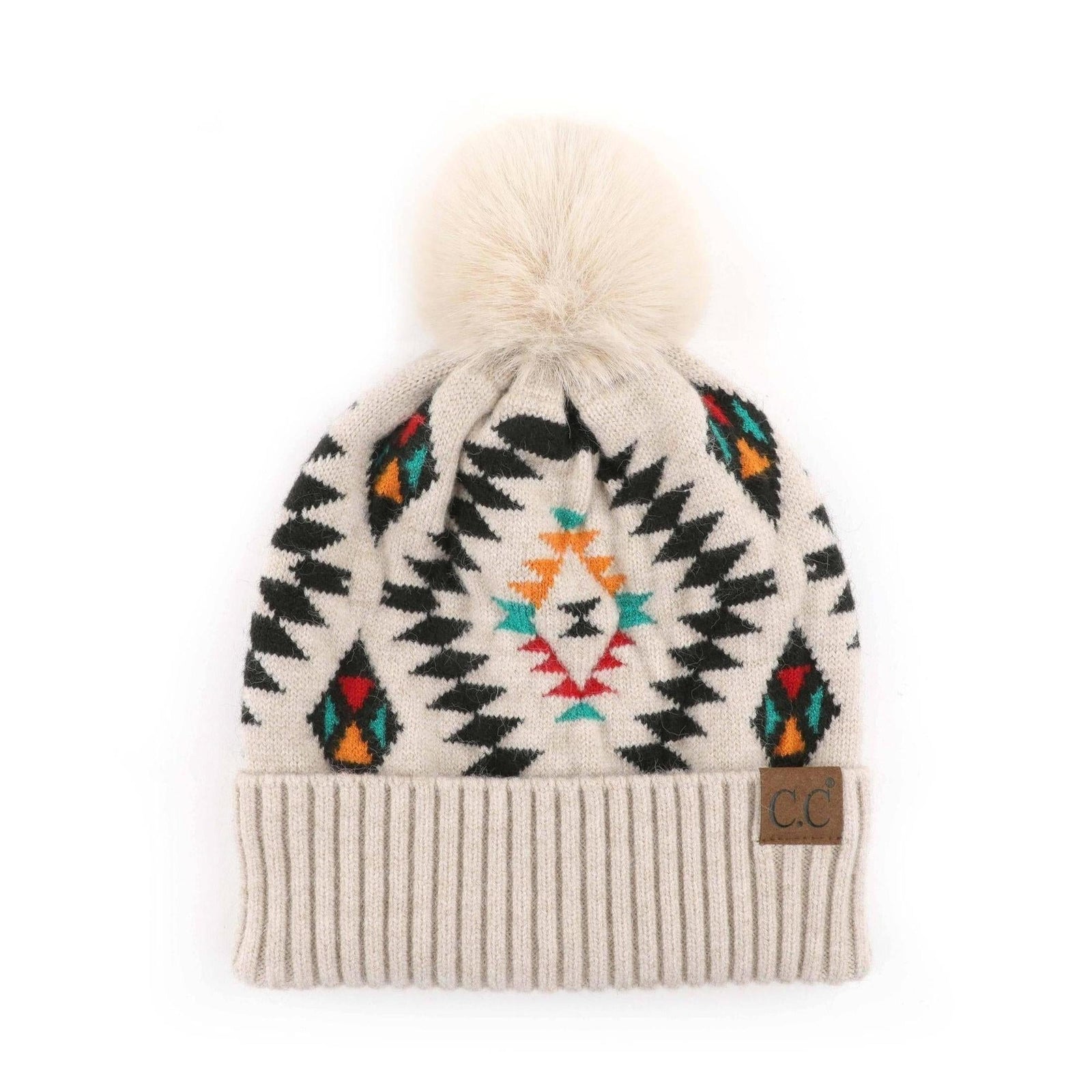 CC South Western Print Beanies Hats - Truly Contagious