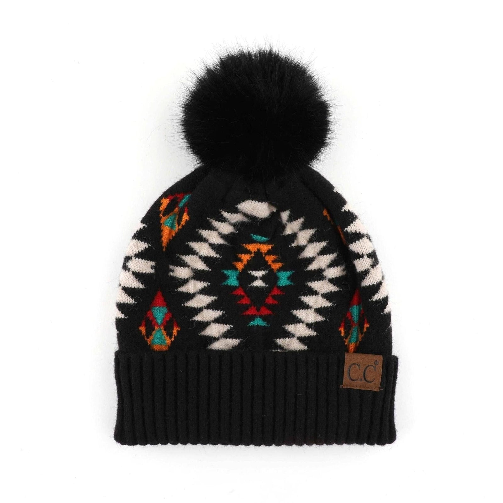 CC South Western Print Beanies Hats - Truly Contagious