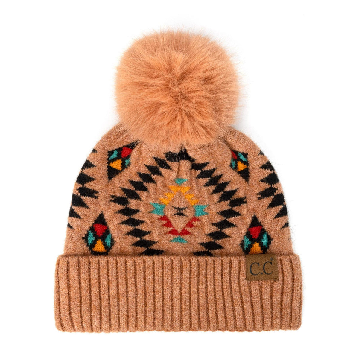 CC South Western Print Beanies Hats - Truly Contagious