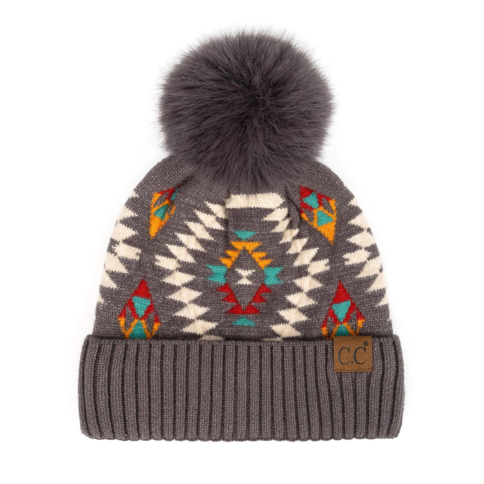CC South Western Print Beanies Hats - Truly Contagious