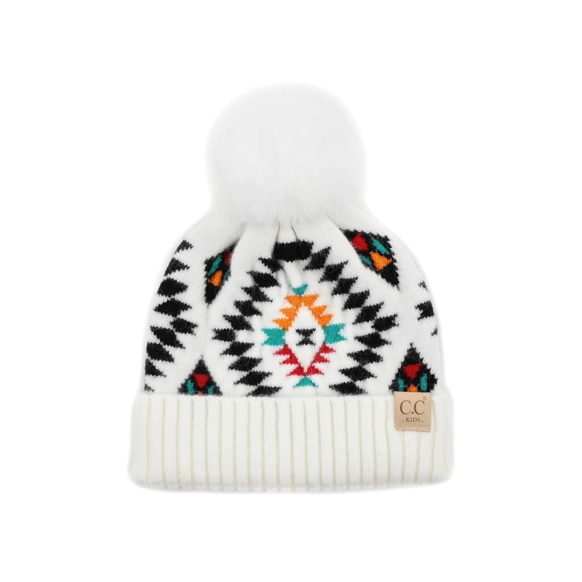 CC South Western Print Kids Beanies Hats - Truly Contagious