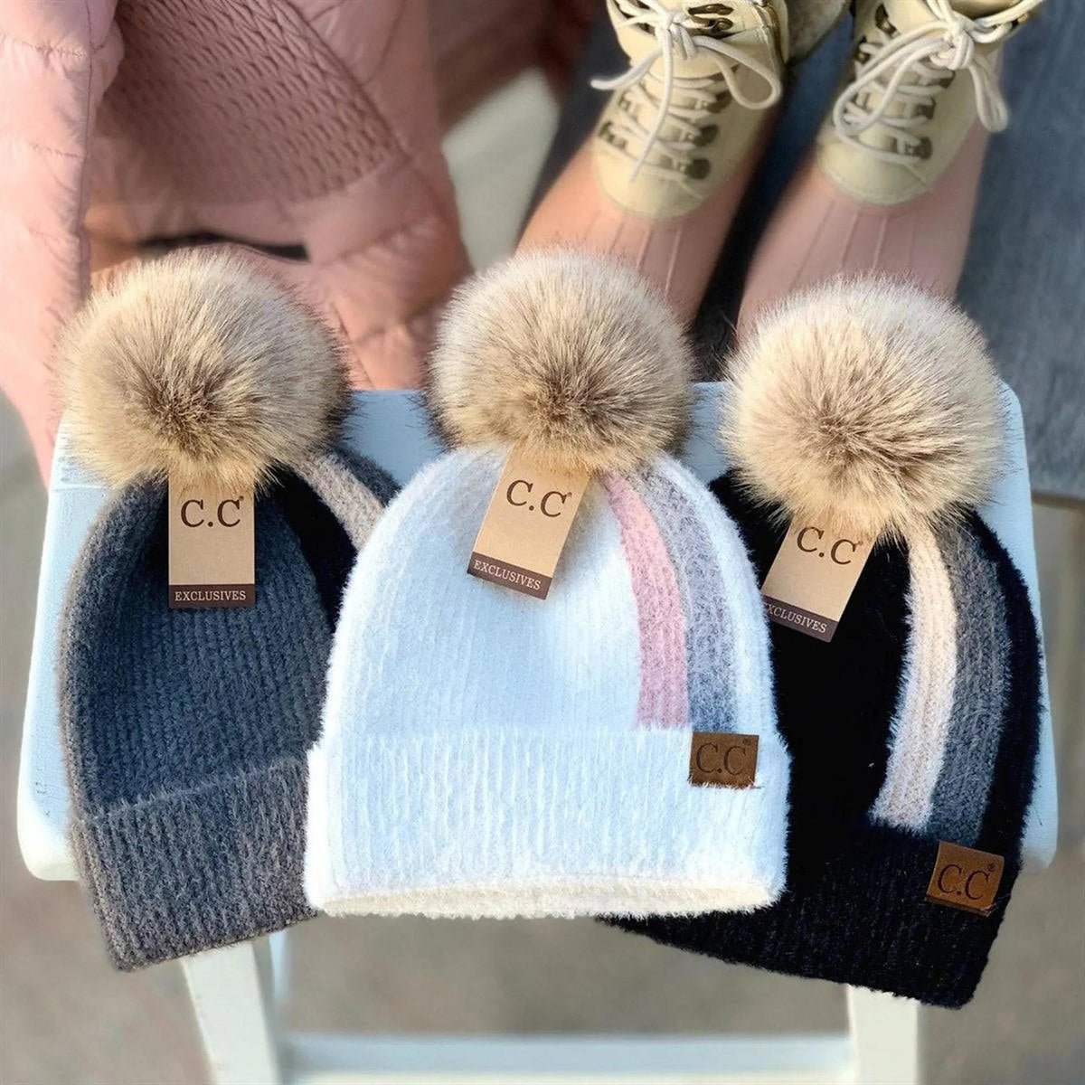 CC Sport Stripe Beanie - Truly Contagious