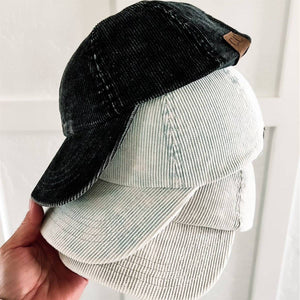 CC Stone - Washed Corduroy Cap - Truly Contagious