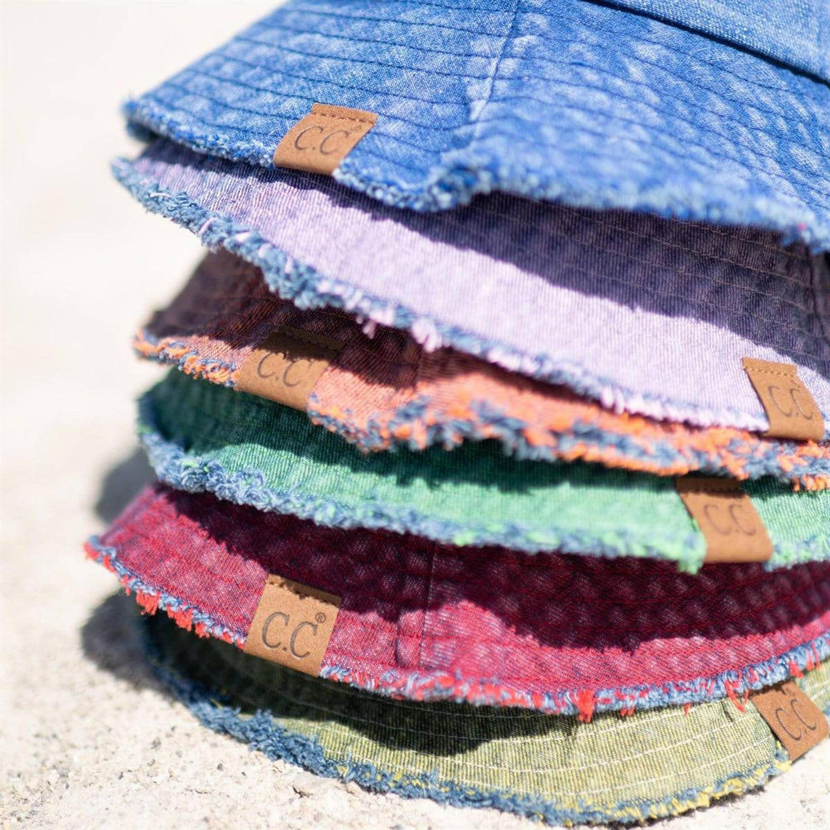 CC Stone Washed Denim Bucket - Truly Contagious