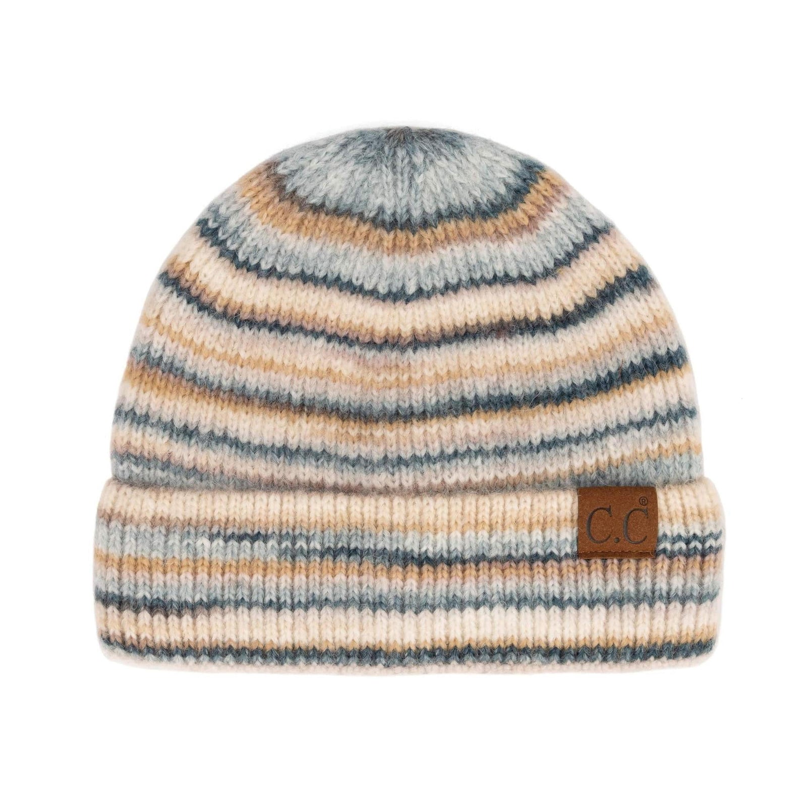 CC Stripe Color Block Beanie - Truly Contagious