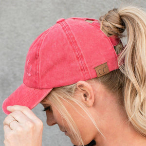 CC Three Level Pony Cap - Truly Contagious