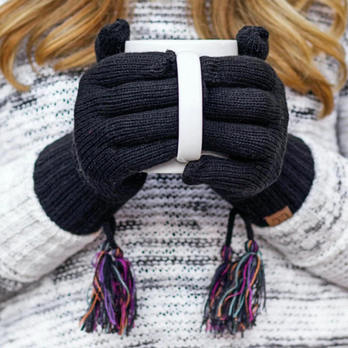 CC Touchscreen Glove w/ Cuff & Tassel - Truly Contagious