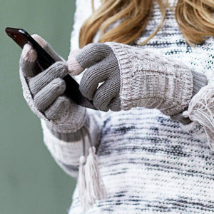 CC Touchscreen Glove w/ Cuff & Tassel - Truly Contagious