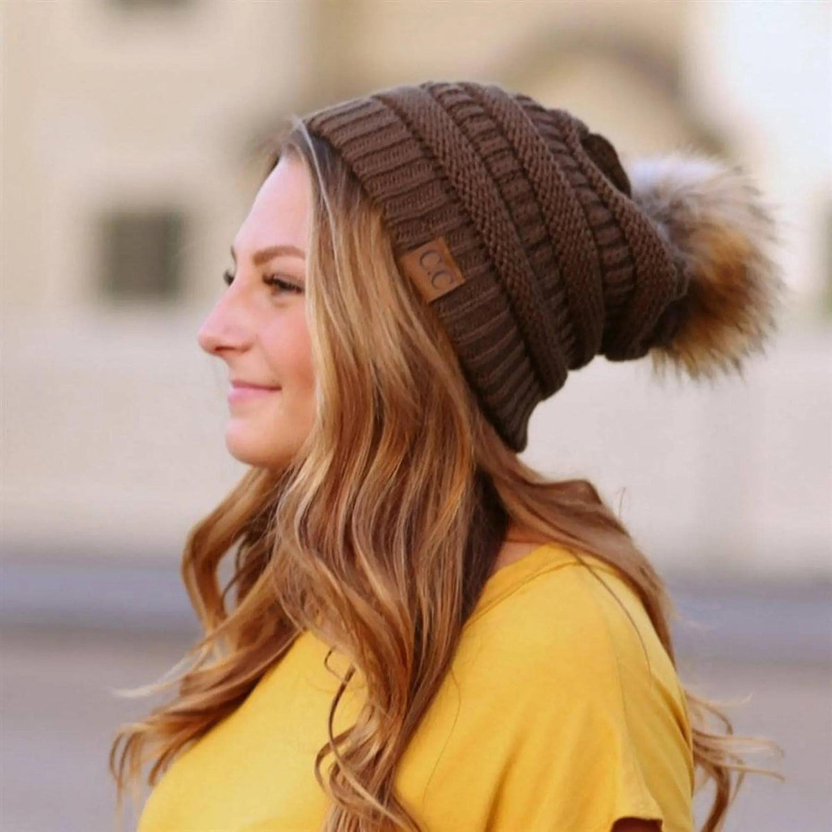CC Trending Plush Pom Unisex Beanies Hats - Truly Contagious