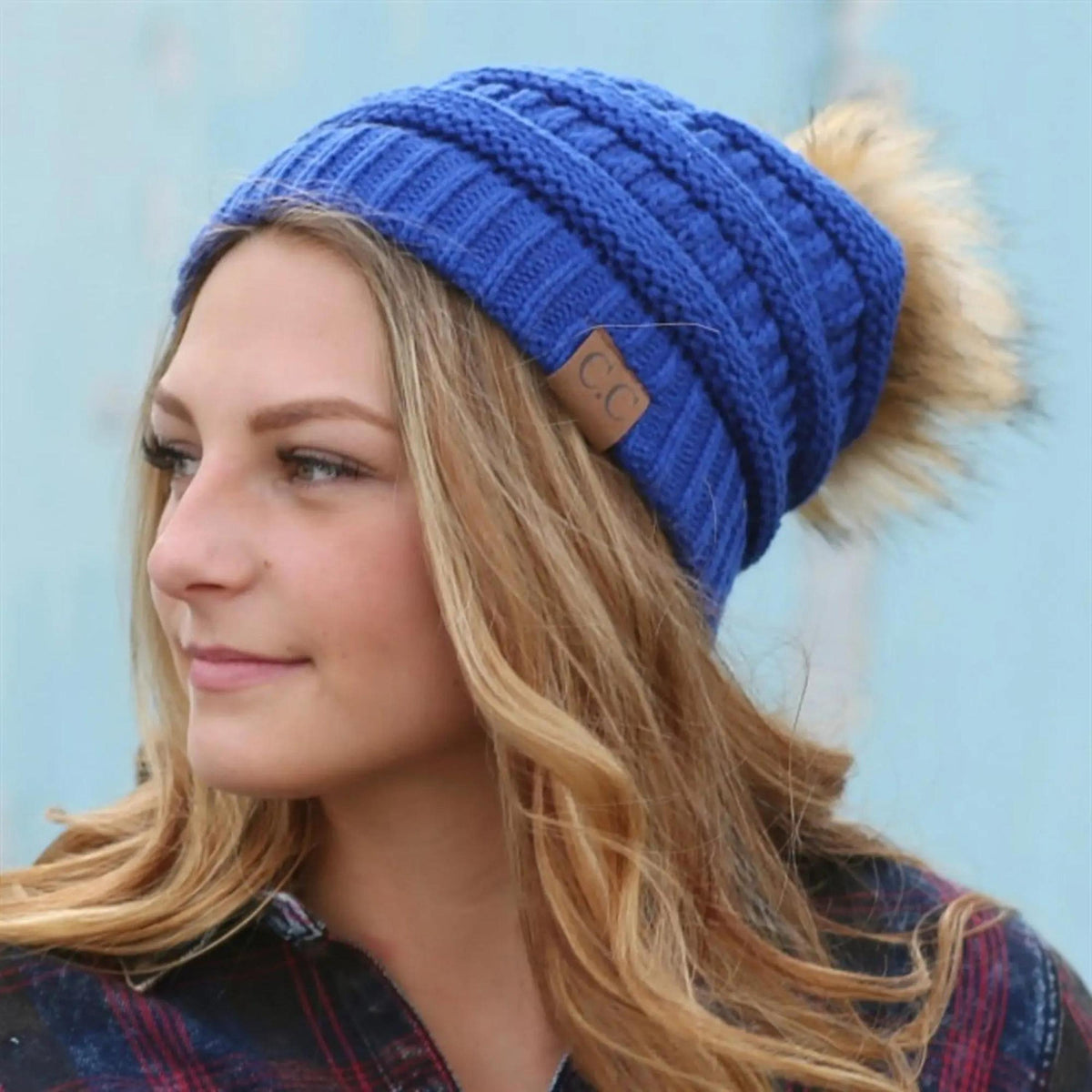 CC Trending Plush Pom Unisex Beanies Hats - Truly Contagious