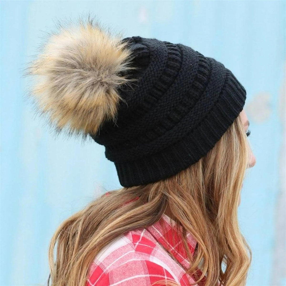 CC Trending Plush Pom Unisex Beanies Hats - Truly Contagious