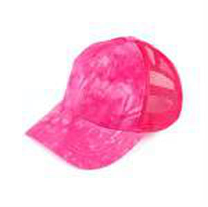 CC Watercolor Messy Bun Pony Cap Women, Teens and Kids Trucker Hats - Truly Contagious